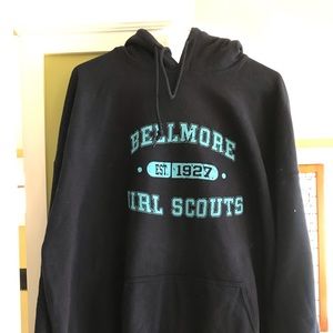 Navy blue Bellmore Girl Scouts sweatshirt